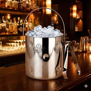 Wholesale Supplier 33 Oz 50 Oz Double Walled Stainless Steel Ice Bucket Factory Insulated Champagne Wine Beer <b>Cooler</b> Barware - Product Image 4