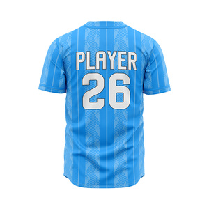 เสื้อเบสบอลและซอฟต์บอลแบบสั่งทำพิเศษสำหรับผู้ชาย ระบายอากาศได้ดี เป็นมิตรกับสิ่งแวดล้อม ชุดกีฬาทีมสำหรับเยาวชนและผู้ใหญ่ - Product Image 5