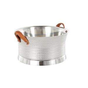 Enfriador de Champán Hecho a Mano con Asas, Enfriador de Vino para Uso en el Hogar, Cubitera Decorativa de Estilo Vintage para Exhibición en Mostrador - Product Image 3