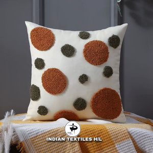 Funda de Cojín de Algodón con Diseño Personalizado, Decoración para Sala de Estar, Estilo Boho, Ecológica, Venta al Por Mayor OEM - Product Image 1