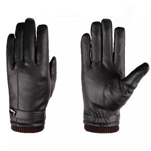 Guantes de Ciclismo de Cuero Transpirable a Precio Económico para Actividades al Aire Libre de Invierno, Viajes Casuales, Longitud hasta la Muñeca - Product Image 1