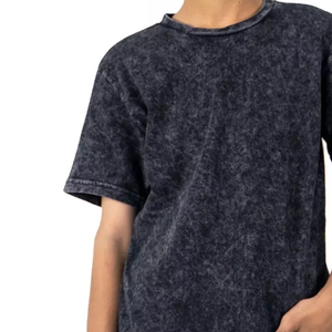 T-shirt uni à col rond pour bébé garçon, de haute qualité, à la mode, personnalisable, imprimé, à manches courtes, pour enfants, vente en gros - Product Image 5