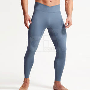 Pantalons de compression pour hommes, tissu extensible léger, conçus pour les entraînements en salle de sport, la course à pied, l'entraînement et la remise en forme de haute performance - Product Image 2
