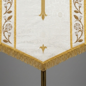 Luxury Orthodox Catholic Church Processional <b>Banner</b> Gold Bullion Wire Embroidered <b>Banners</b> - Product Image 4