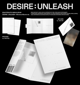 ENHYPEN DESIRE: UNLEASH (Versión Weverse Albums) Música K-Pop (CD) Materiales de Papel y Plástico KR Para Todas las Edades - Product Image 3
