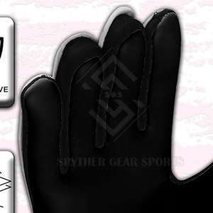 Gants de gardien de but modernes de haute qualité, adhérence supérieure, paume en latex antidérapante, fermeture auto-agrippante, protection des doigts pour l'entraînement quotidien - Product Image 6