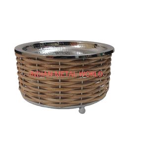 Olla caliente de madera personalizada hecha a mano, nuevo diseño, cazuela de madera sólida y acero inoxidable, venta al por mayor - Product Image 2