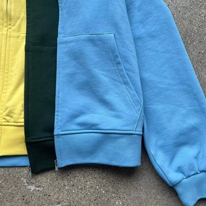 Sweat à capuche pour homme en coton respirant, triple couche, fermeture éclair, design personnalisé, 3 couches, style streetwear oversize - Product Image 5