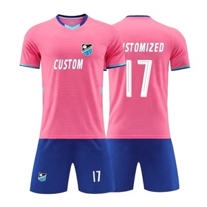 Kits de entrenamiento de equipo sublimados con logotipo personalizado, camiseta de pantalones cortos, conjuntos completos de uniformes, camisetas de fútbol, camiseta de fútbol para hombres - Product Image 3