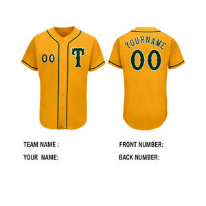 Camisetas Deportivas de Secado Rápido con Rayas Sublimadas, Logotipo Personalizado Cosido, Jersey de Béisbol para Hombre - Product Image 3