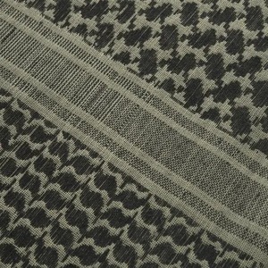 Vente en gros de foulards Shemagh Keffiyeh arabes en toile à motif numérique uni, style ethnique - Product Image 6