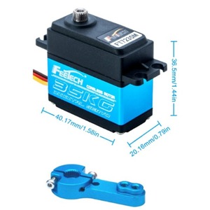 Servo Digital Feetech FT7235M 35kg 8.4V 180° ° Caja de aluminio de perfil bajo con engranajes de acero para vehículo no tripulado K184 - Product Image 4
