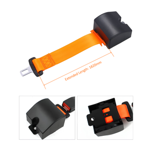 Cinturón de Seguridad de 2 Puntos HO-CEF034 ELR con Interruptor, Color Naranja - Product Image 3