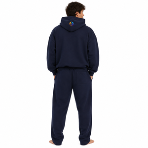 Combinaison en polaire surdimensionnée pour homme, en tissu polaire doux, coupe ample confortable, toucher doux et chaleur douillette pour les voyages hivernaux et les occasions décontractées - Product Image 2
