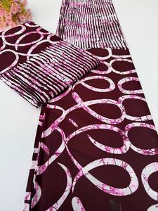 Premium African Wax Print Cotton Fabric Multicolor Design for Fashion Clothing Sewing Mozambique - Product Image 2