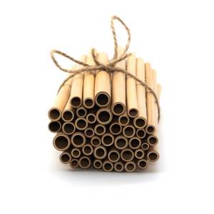 Pajitas de Bambú con Logotipo Personalizado, 100% Bambú Natural, Desechables, Biodegradables, Libres de BPA, para Restaurantes, Fiestas y Bares - Product Image 6