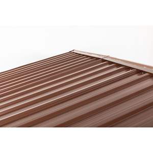 Capannone esterno in metallo 6ft X 6ft con Base in metallo e finestra per soluzioni di stoccaggio all'aperto - Product Image 6