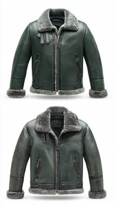 Champ King VESTE EN CUIR ET POILS DE HAUTE QUALITÉ PREMIUM - Product Image 2