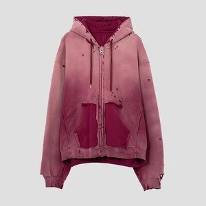 Oversized Hoodie <b>Washed</b> French Terry Cotton Fleece Boxy Fit Drop Shoulder DTG DTF Screen Print Options Available MOQ 10 - Product Image 5