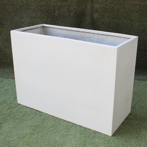 Macetas de Jardín Modernas y Lujosas KNT, Nuevas y Más Vendidas, de FRP Marrón Irrompible, Ligeras, con Acabado Rústico - Product Image 1