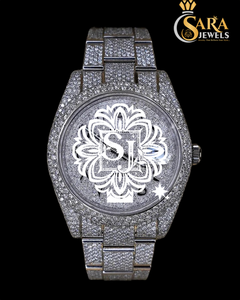 Reloj Mossinate blanco de moda de calidad de exportación con correa de metal ajustable para hombres disponible a precio asequible - Product Image 2