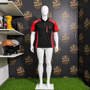 Polo de travail personnalisé pour hommes, uniforme d'entreprise, manches courtes, séchage rapide, respirant, anti-humidité, professionnel - Product Image 4
