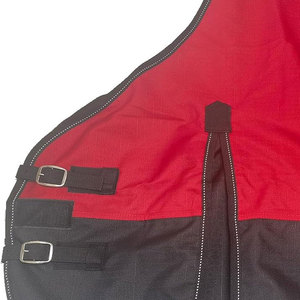 Couverture de cheval personnalisée pour toutes les saisons, imperméable, coupe-vent, respirante, durable, en polyester, pour chevaux d'écurie et d'extérieur - Product Image 6