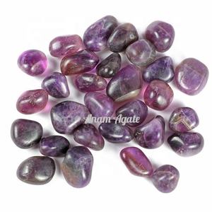 Pierres roulées d'améthyste sculptées personnalisées de qualité supérieure Agate de guérison naturelle cristal métaphysique énergie cristal outils de guérison - Product Image 1