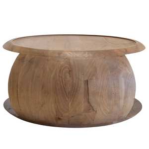 Mesa de Centro Portátil de Madera Maciza, Mesa Auxiliar, Mueble Moderno y Duradero, Fácil de Limpiar, Ecológico, para el Hogar, Restaurantes y Oficinas - Product Image 2