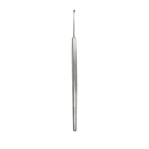 3mm Single Ended Dermal Curette Stainless Steel Straight Sharp Otology ENT Ear Surgical Instrument <b>Precision</b> <b>Tool</b> - Product Image 4