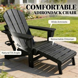 Set di 2 Sedie da Spiaggia Pieghevoli Nere con Cuscini Comodi per Picnic e Vacanze - Product Image 2