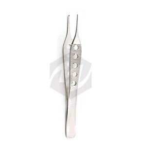 Pinzas Quirúrgicas Premium para Tejidos 1x2 Dientes, 4-3/4" 12.1cm, Pinza Ligera Fenestrada de Acero Inoxidable, Instrumentos Médicos - Product Image 3