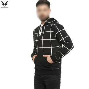 Sudaderas con Capucha para Hombre, Diseño Moderno, Ropa Casual, Líneas Blancas y Negras, Mejor Vendedor, Buena Calidad, Producto de Primera - Product Image 3