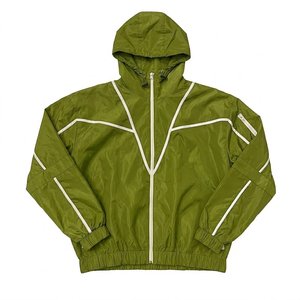Nouveaux ensembles de survêtements pour hommes en nylon coupe-vent personnalisés en gros, légers, imperméables, streetwear, pour le sport de plein air - Product Image 2