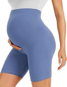 Shorts de Yoga de Compresión para Ciclismo, Ajustados, Sin Costuras, de Nailon de Primera Calidad, Elásticos, Transpirables, para Maternidad - Product Image 3