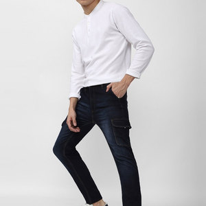 Jeans droits personnalisés pour hommes, nouvelle mode, design sur mesure, coupe-vent, écologiques, poids lourd, décontractés, prix bas, haute qualité - Product Image 4