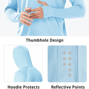 บริการ OEM เสื้อฮู้ดตกปลาสำหรับผู้ชาย ดีไซน์หรูหรา สินค้าใหม่ แขนเสื้อแบบปกติ คุณภาพดี - Product Image 4