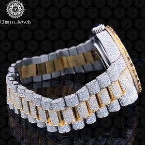 Luxury Women's Stainless Steel <b>Watch</b> With <b>Diamond</b> Accents Round Analog Quartz Dial Sapphire Crystal 38mm Folding Clasp - Product Image 5