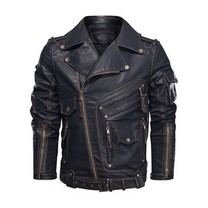 Veste de motard en cuir personnalisée, élégante et tendance, style streetwear, manches en cuir véritable, veste bomber varsity pour homme - Product Image 2