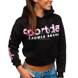 Ensemble sweatshirt à capuche pour femmes avec logo personnalisé de haute qualité écologique - Product Image 2
