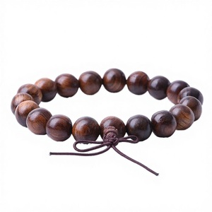 Classic Style Natural Aged Wood High Energy Collection-Grade Jewelry 20cm Gift China Authentic Agarwood <b>Beaded</b> <b>Bracelet</b> - Product Image 1