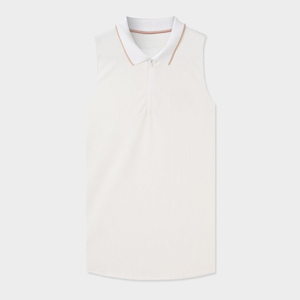 Hauts de golf personnalisés pour femmes, vente en gros, OEM, ODM, col rond, manches courtes, séchage rapide, haute qualité, t-shirt de golf, débardeur de sport, Spandex/Coton - Product Image 6