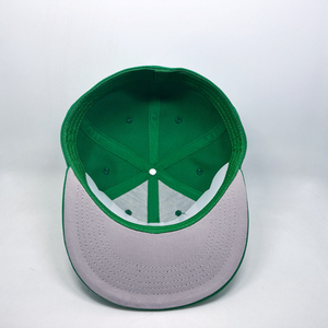 Green 6-Panel Snapback <b>Cap</b> With Embroidered Chess Piece Logo Front Panel Unisex Casual Hat Fitted Style Twill Fabric - Product Image 4