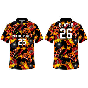 Custom <b>Bowling</b> Shirts Polo Jerseys Men Women Personalized Name 3D American Flag Sublimated <b>Bowling</b> Shirts - Product Image 1