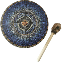 Factory Customization Different Sizes Drum Polyester Film Series Professional Shamanic Drum Set with Stainless Steel Sheepskin