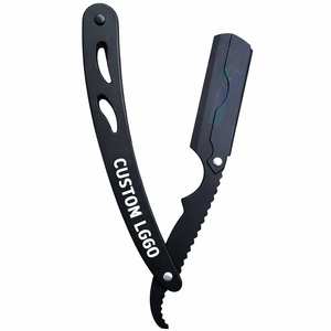 Rasoir de rasage en acier inoxydable de qualité supérieure, lames de précision en plastique, logo personnalisé pris en charge, fabrication OEM directe d'usine, durable, pour hommes - Product Image 1