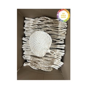 Bulk Order Bamboo hand fan High Quality Woven Palm Leaf Accessory for Event Props Handmade Palm Leaf Tet New Year <b>Decoration</b> - Product Image 4
