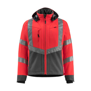 Veste de travail réfléchissante imperméable de sécurité, vêtements de travail Softshell à motifs, vêtements de sécurité pour homme - Product Image 3