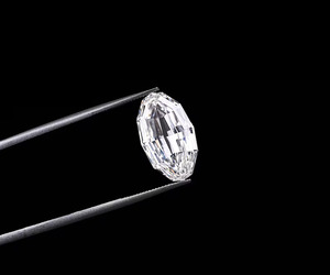 2.00 CT, Lab Grown Diamond <b>Step</b> Cut Oval Diamond, Lab Created Diamond, Unique Cut Diamond Antique Cut Diamond For Pendant - Product Image 3