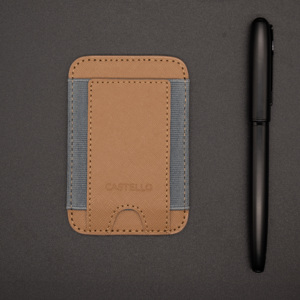 Hot Pick Castello Saffiano Cuir RFID Magnétique Téléphone Titulaire De La Carte Cas Haute Qualité Ouvert Lumière Marron Vert Foncé Lumière - Product Image 5